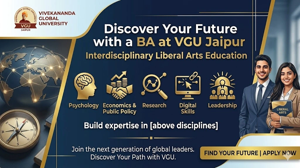 I Studied Humanity and Found My Future: My BA (Hons.) Psychology Journey at VGU Jaipur